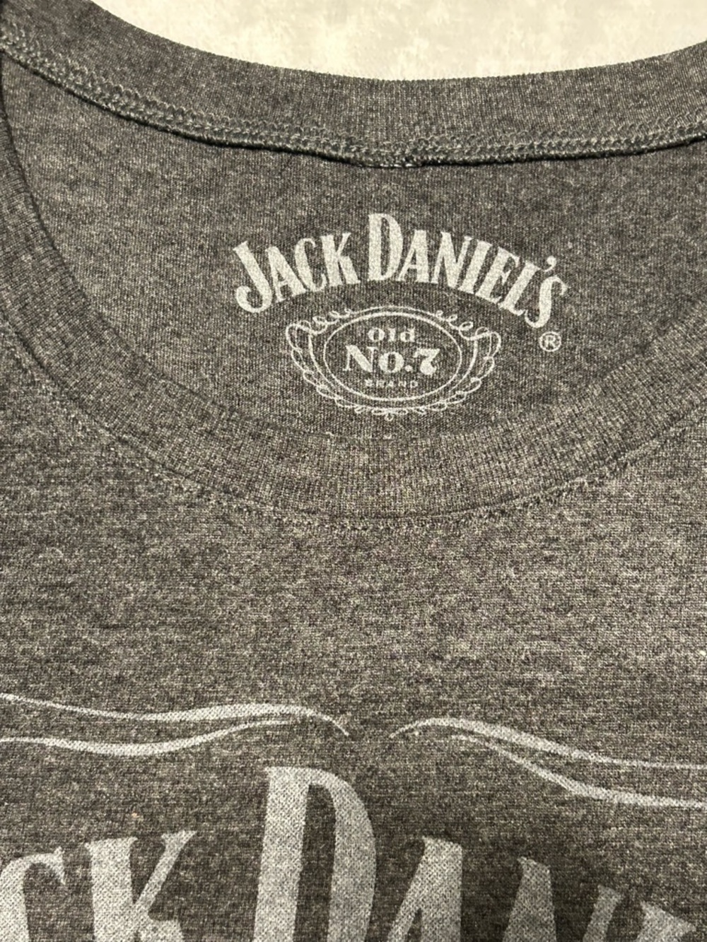 Jack Daniel’s Sleeveless Tank XXL Gray Whiskey Graphic Tee - Picture 8 of 10